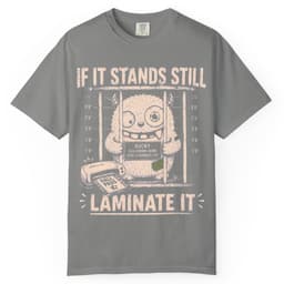 Laminate Everything t-shirt in Espresso, thumbnail 6