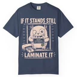 Laminate Everything t-shirt in Espresso, thumbnail 3