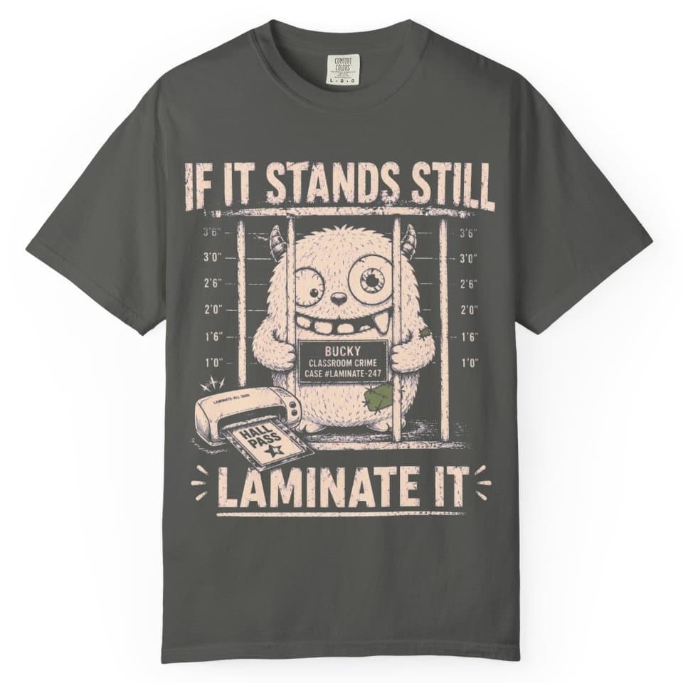 Laminate Everything t-shirt in Espresso, photo 4