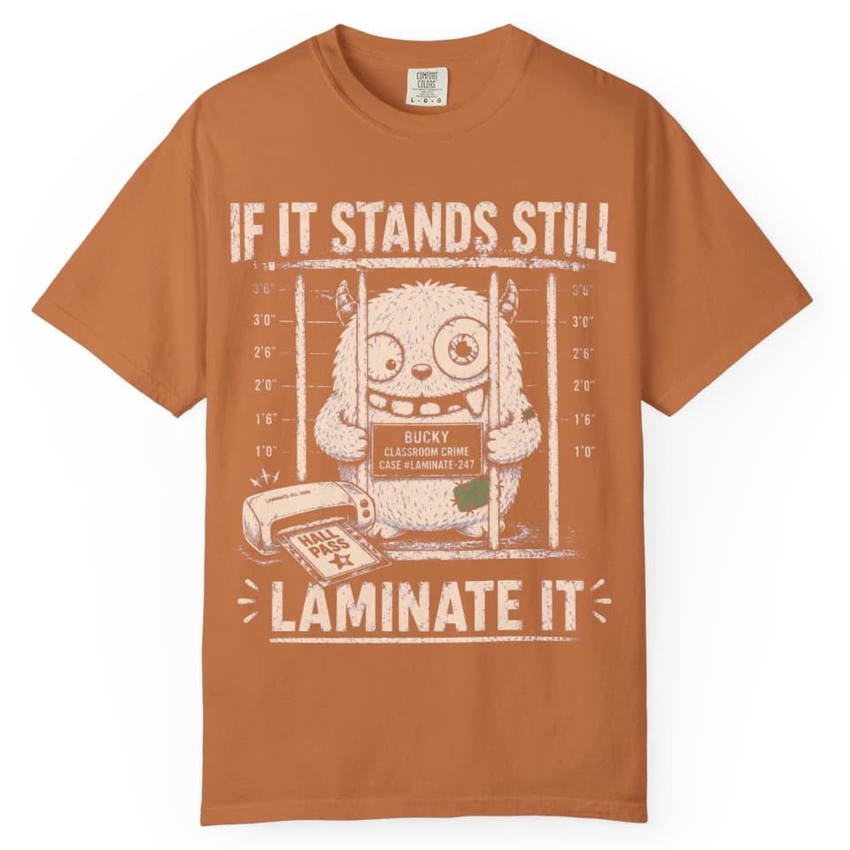 Laminate Everything t-shirt in Espresso, photo 9