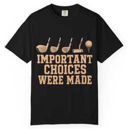 Important Choices Were Made t-shirt in Midnight, thumbnail 2