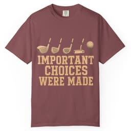 Important Choices Were Made t-shirt in Midnight, thumbnail 8