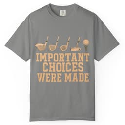 Important Choices Were Made t-shirt in Midnight, thumbnail 6