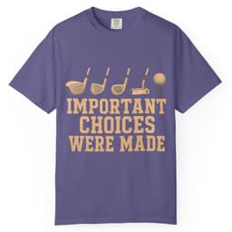 Important Choices Were Made t-shirt in Midnight, thumbnail 5