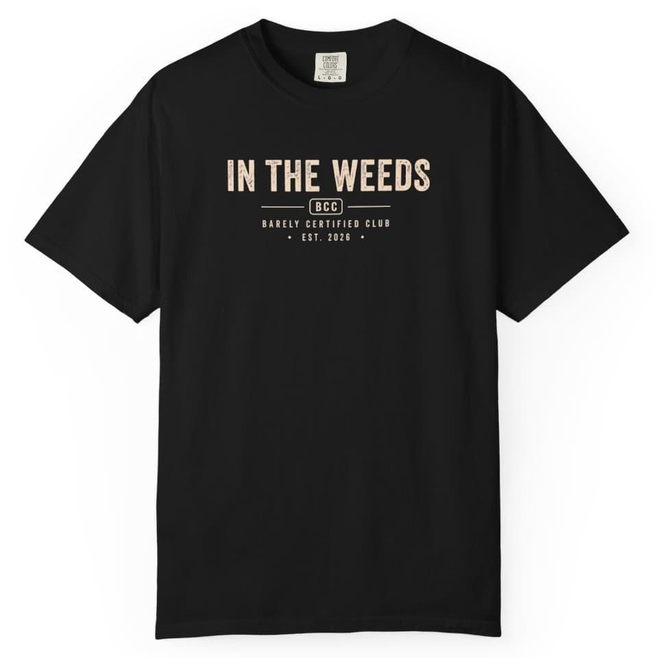 In the Weeds t-shirt in Moss, photo 2