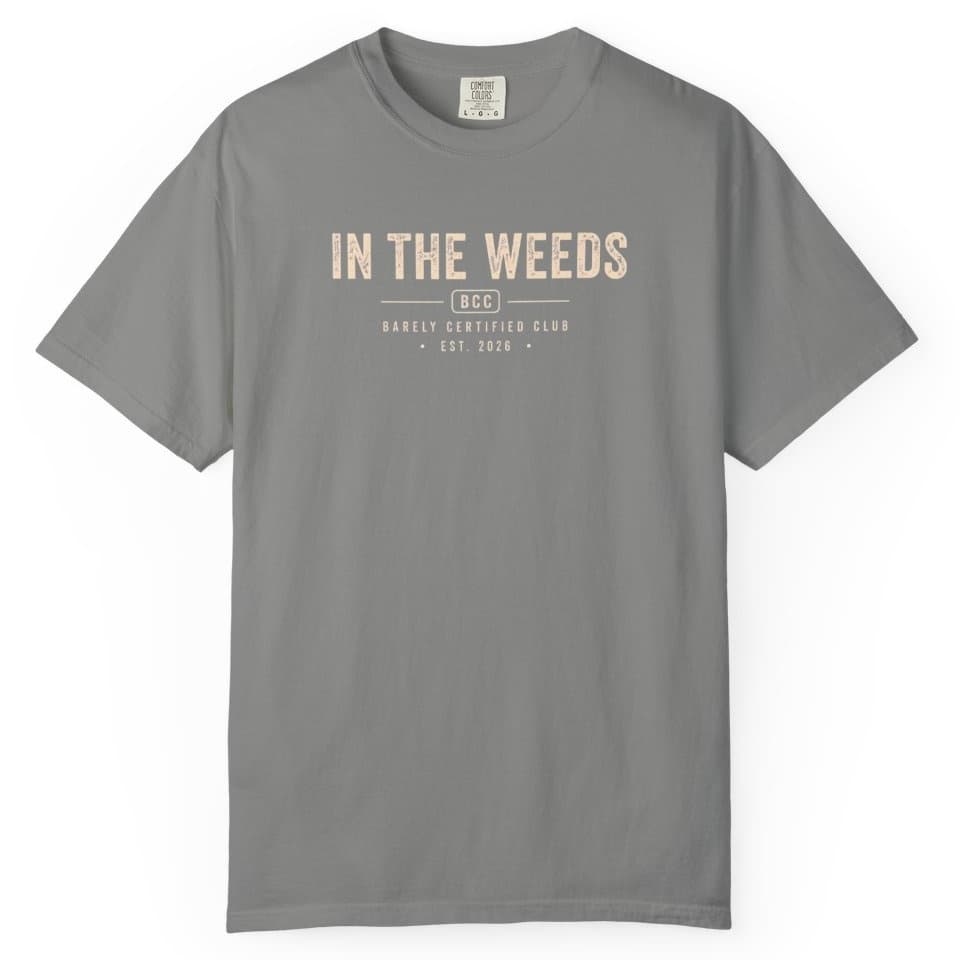 In the Weeds t-shirt in Moss, photo 6