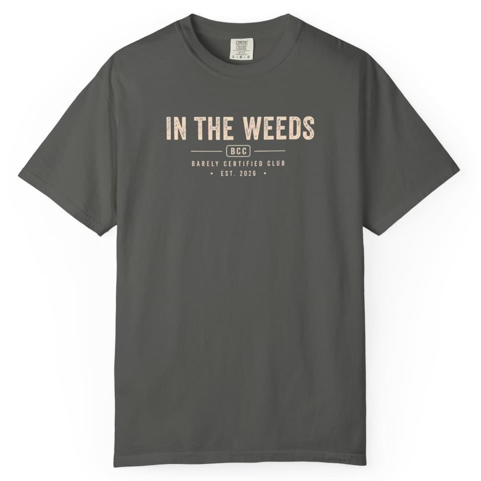 In the Weeds t-shirt in Moss, photo 5