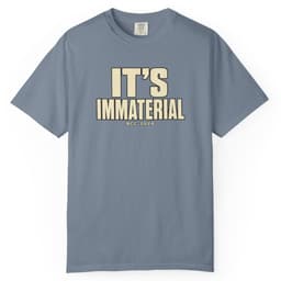 It's Immaterial t-shirt in Blue Jean, thumbnail 1