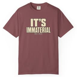It's Immaterial t-shirt in Blue Jean, thumbnail 9