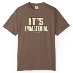 It's Immaterial t-shirt in Blue Jean, thumbnail 4