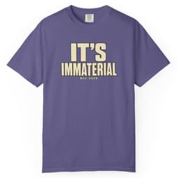 It's Immaterial t-shirt in Blue Jean, thumbnail 7