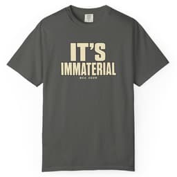 It's Immaterial t-shirt in Blue Jean, thumbnail 5
