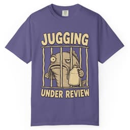 Jugging Under Review Catfish Shirt t-shirt in Moss, thumbnail 7