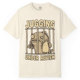 Jugging Under Review Catfish Shirt t-shirt in Moss, thumbnail 11