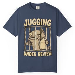Jugging Under Review Catfish Shirt t-shirt in Moss, thumbnail 3