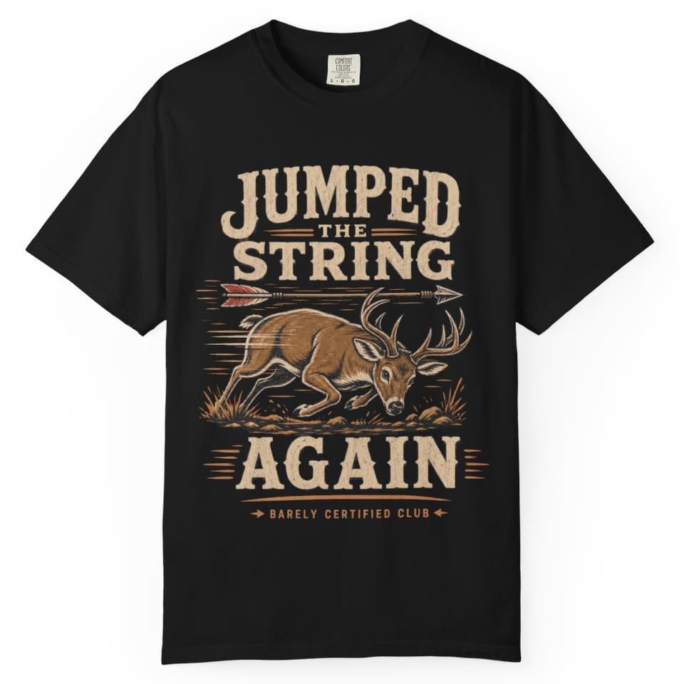 Jumped The String t-shirt in Black, photo 1