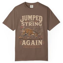 Jumped The String t-shirt in Black, thumbnail 4