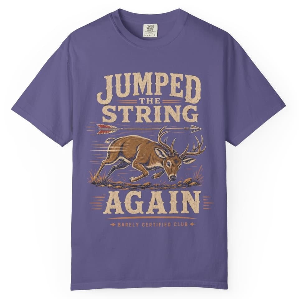 Jumped The String t-shirt in Black, photo 6