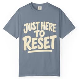 Just Here To Reset V3 t-shirt in Black, thumbnail 8
