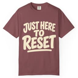 Just Here To Reset V3 t-shirt in Black, thumbnail 9