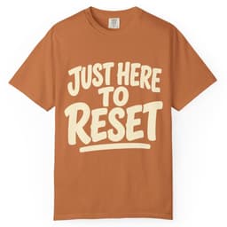 Just Here To Reset V3 t-shirt in Black, thumbnail 10