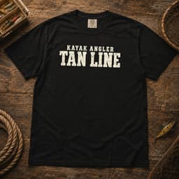 Kayak Angler Tan Line t-shirt in Espresso, thumbnail 9