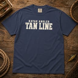 Kayak Angler Tan Line t-shirt in Espresso, thumbnail 10