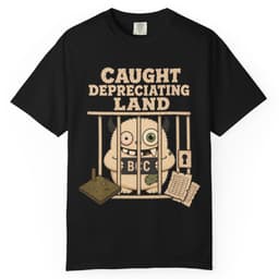 Land Depreciation Offender t-shirt in Midnight, thumbnail 2