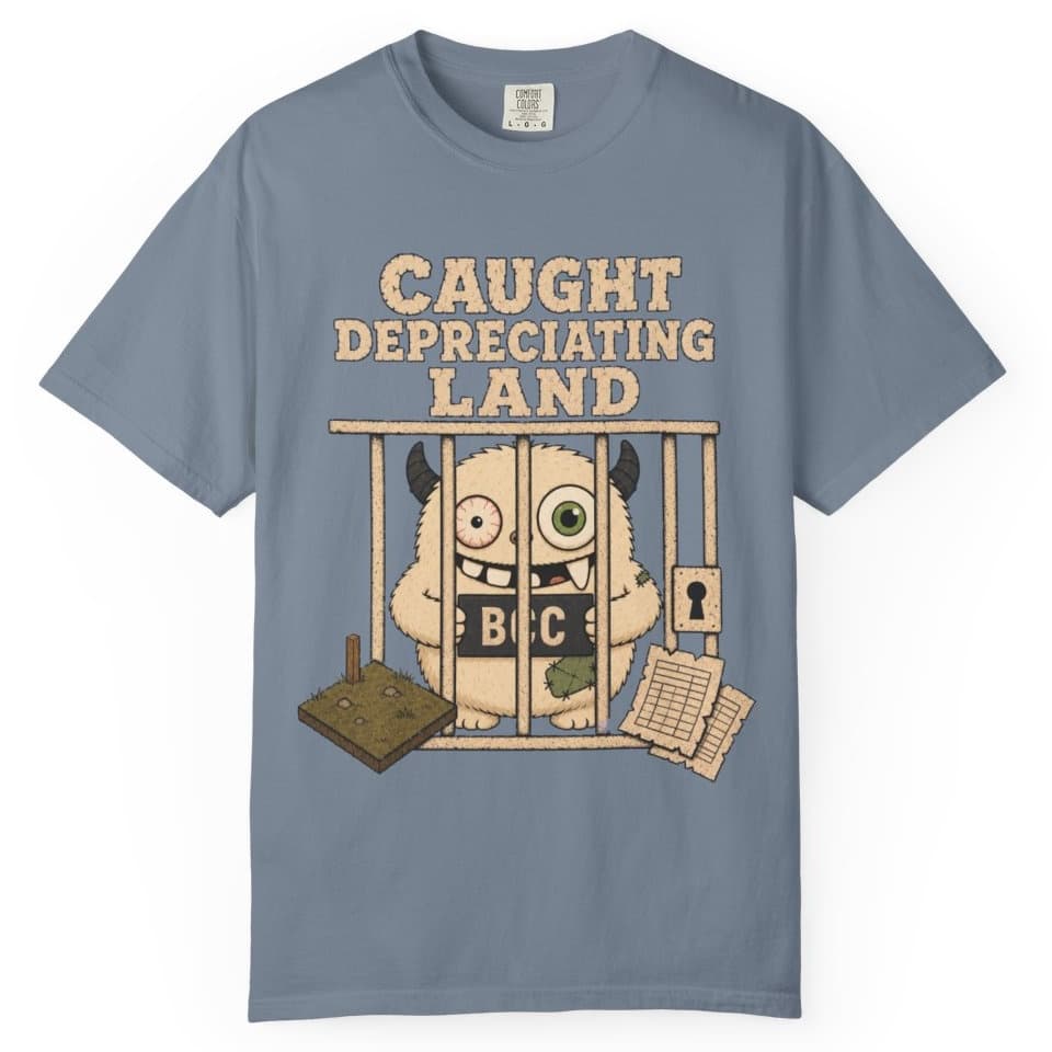 Land Depreciation Offender t-shirt in Midnight, photo 8