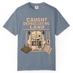 Land Depreciation Offender t-shirt in Midnight, thumbnail 8