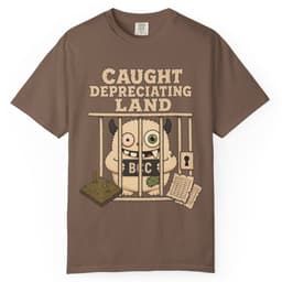 Land Depreciation Offender t-shirt in Midnight, thumbnail 3