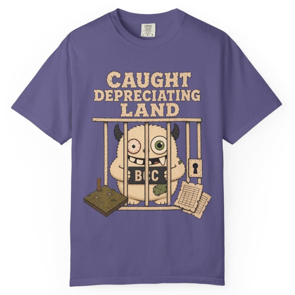 Land Depreciation Offender t-shirt in Midnight, photo 6