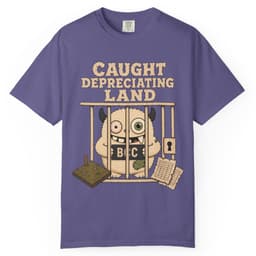 Land Depreciation Offender t-shirt in Midnight, thumbnail 6