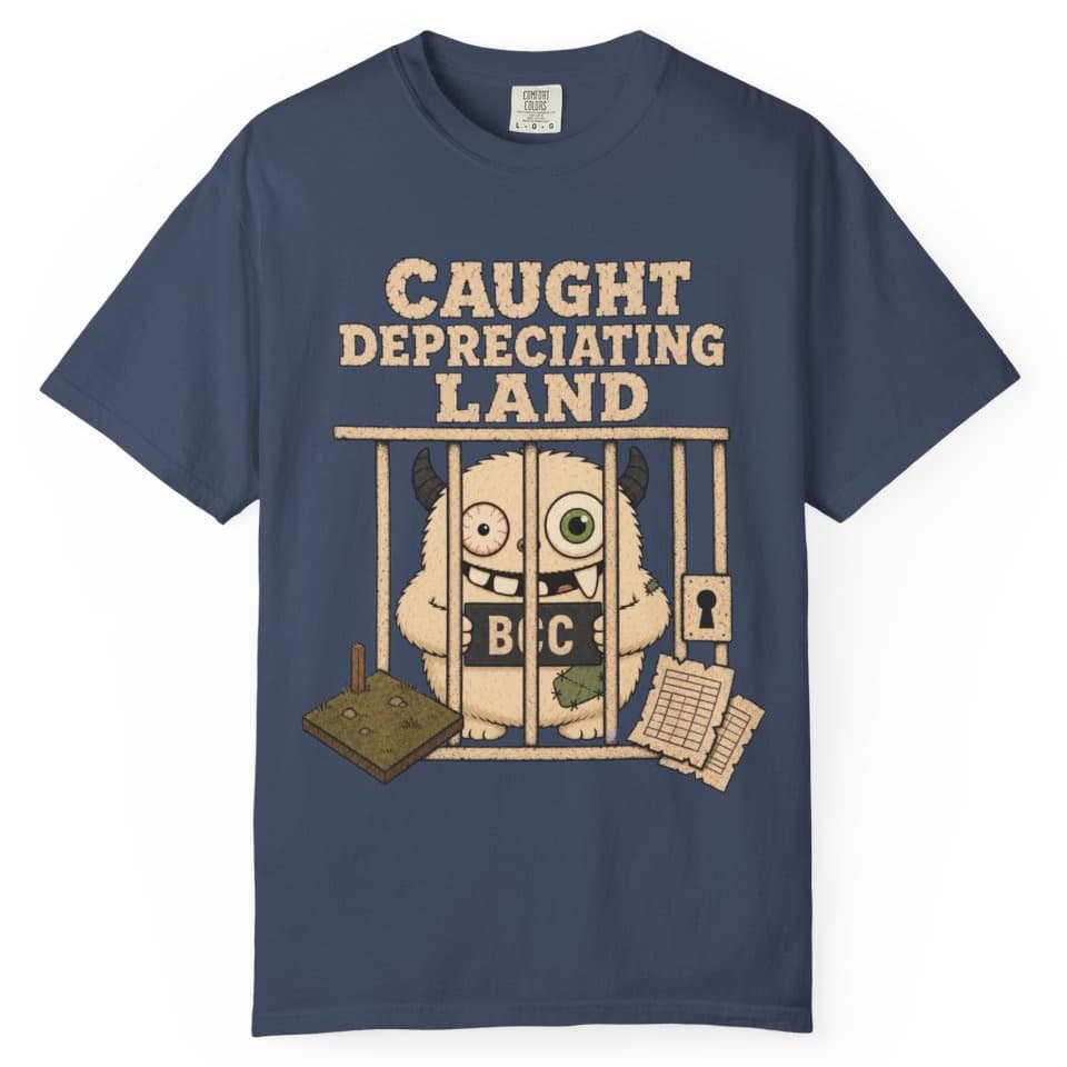 Land Depreciation Offender t-shirt in Midnight, photo 1