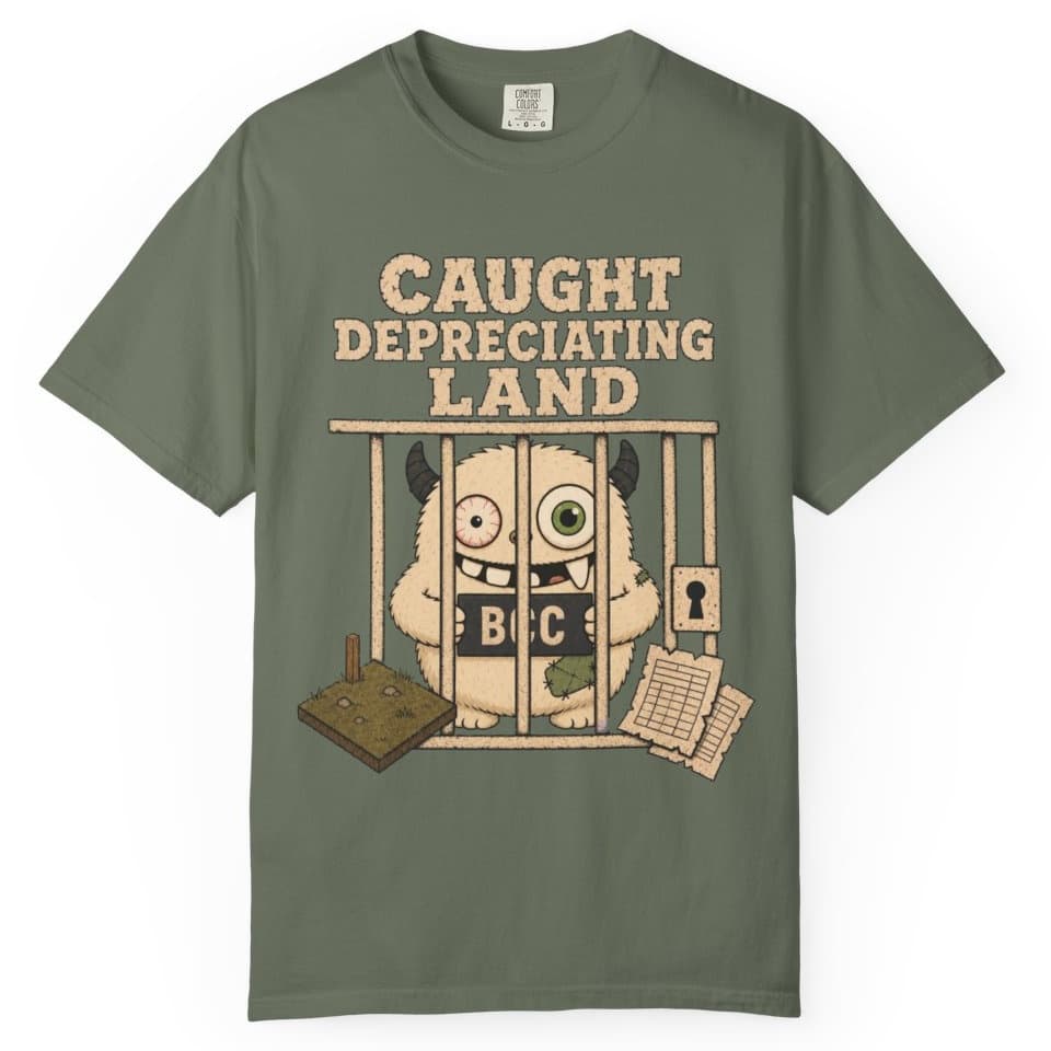 Land Depreciation Offender t-shirt in Midnight, photo 5