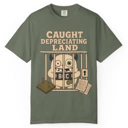 Land Depreciation Offender t-shirt in Midnight, thumbnail 5