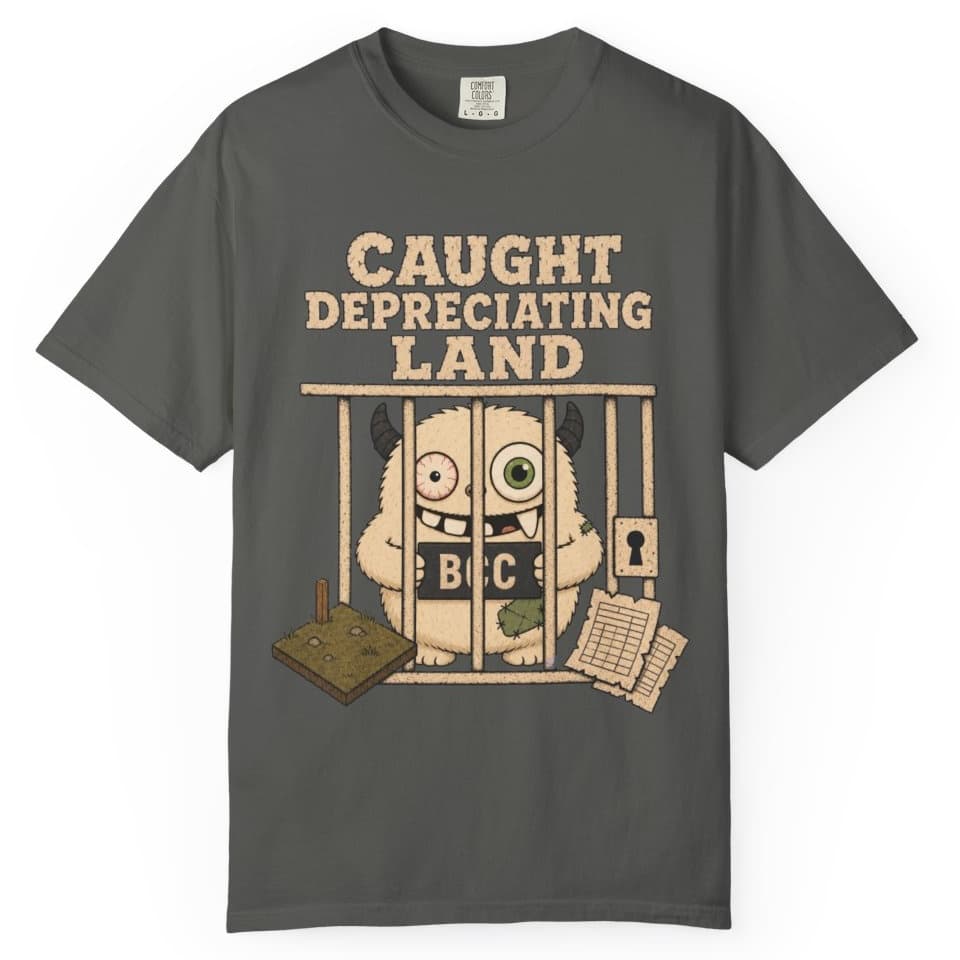 Land Depreciation Offender t-shirt in Midnight, photo 4