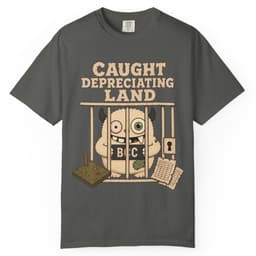 Land Depreciation Offender t-shirt in Midnight, thumbnail 4