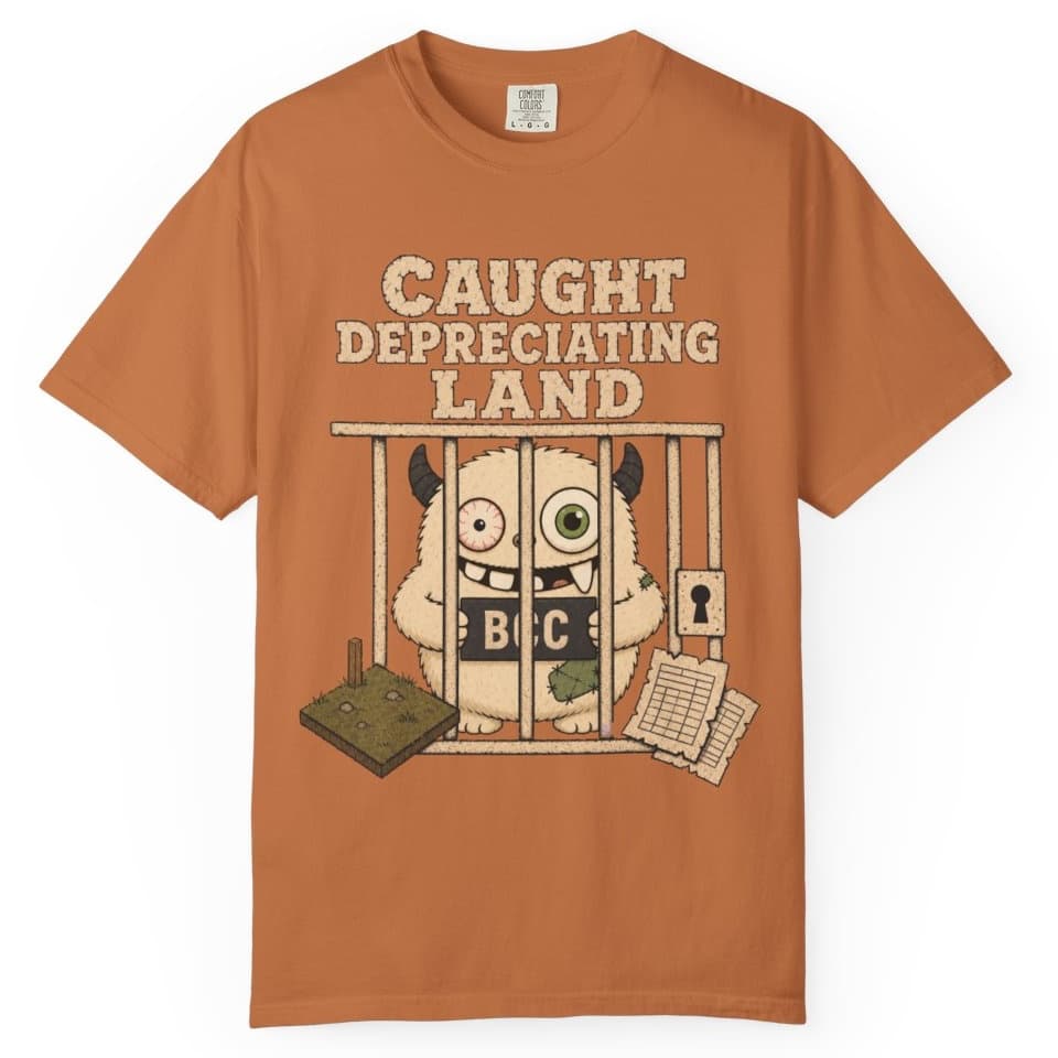 Land Depreciation Offender t-shirt in Midnight, photo 10