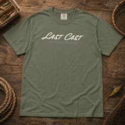 Last Cast of the Season t-shirt in Midnight, thumbnail 5