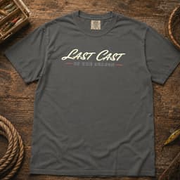 Last Cast of the Season t-shirt in Midnight, thumbnail 4