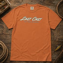 Last Cast of the Season t-shirt in Midnight, thumbnail 9