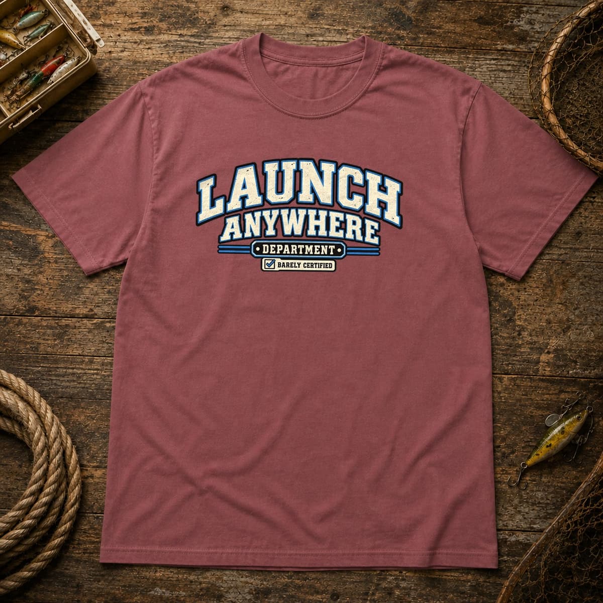 Launch Anywhere Department t-shirt in Black, photo 7