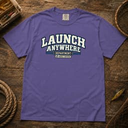 Launch Anywhere Department t-shirt in Black, thumbnail 5
