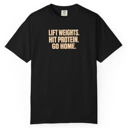 Lift Protein Home t-shirt in Granite, thumbnail 2