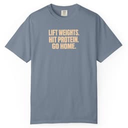 Lift Protein Home t-shirt in Granite, thumbnail 8
