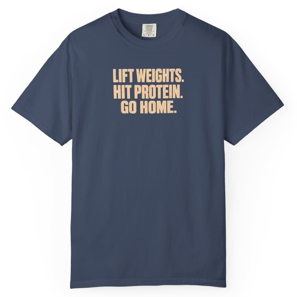 Lift Protein Home t-shirt in Granite, photo 3