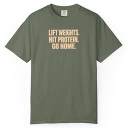 Lift Protein Home t-shirt in Granite, thumbnail 6