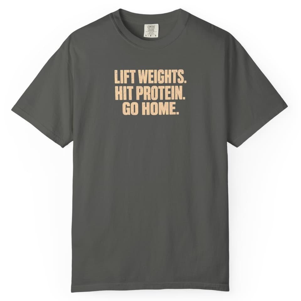 Lift Protein Home t-shirt in Granite, photo 5