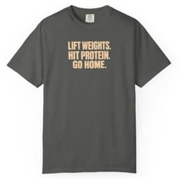 Lift Protein Home t-shirt in Granite, thumbnail 5